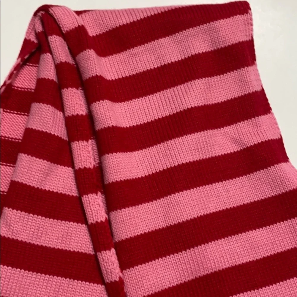 NWT Kate spade pink and gold winter scarf 🧣